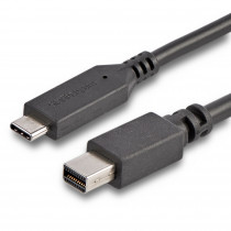 StarTech USB-C naar Mini DisplayPort 1.2 M/M Kabel - 1,8m Zw