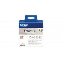 Brother DK-22212 15,24m Cont White Film Tape 62mm