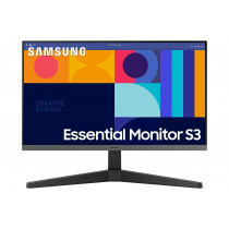 Samsung Essential Monitor S3 LS24C332GAUXEN (24" FHD IPS-4ms-HDMI/DPP-100Hz) FreeSync Zwart