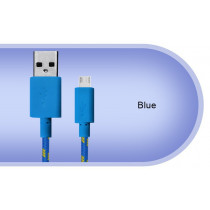 Codima USB naar Micro B Kabel 1m Blauw
