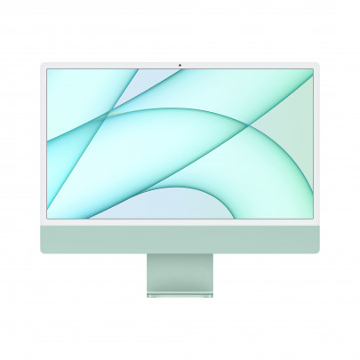 Apple iMac 2021 (24" 4,5K-IPS Retina-M1 8-core-8GB-256GB SSD-Apple M1 8-core-macOS-Azerty) Groen