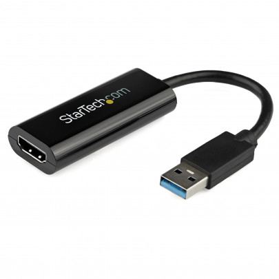 StarTech USB 3.0 to HDMI Adapter Zwart (tot 1920x1200)