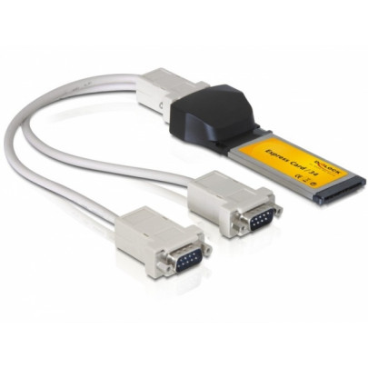 Delock ExpressCard to 2x Serial Adapter