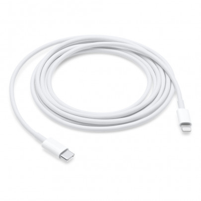 Apple Lightning naar USB-C M/M Kabel - 2m (USB 3.0) Wit