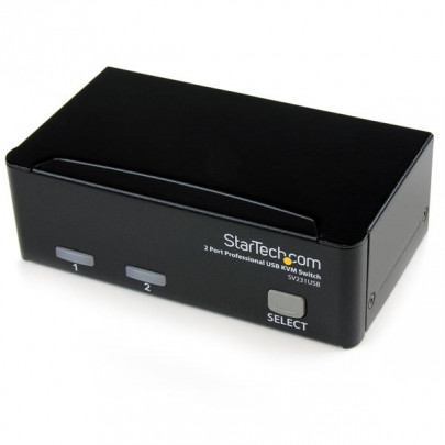 StarTech 2 Port StarView USB/VGA KVM Switch + Kabels