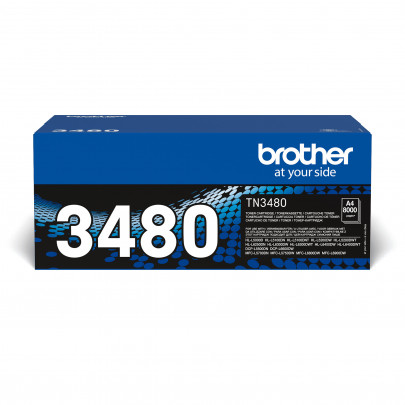 Brother Toner TN-3480 Zwart (8.000 Pagina's)