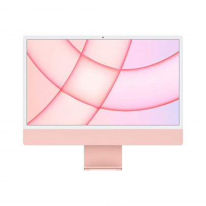 Apple iMac 2021 (24" 4,5K-IPS Retina-M1 8-core-8GB-512GB SSD-Apple M1 8-core-macOS-Azerty) Roze