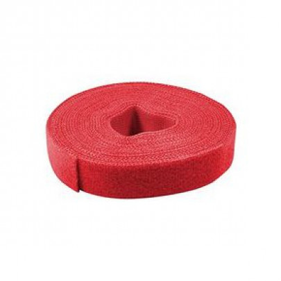LogiLink Wire Strap Velcro Tape 4000x16mm Red