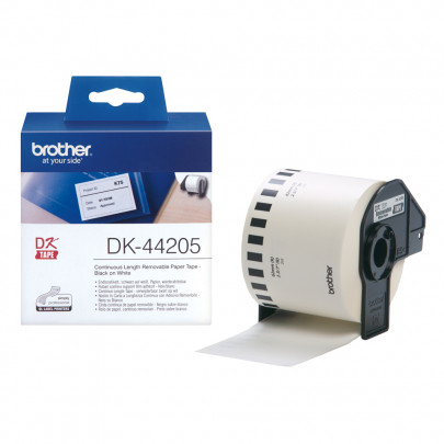 Brother DK-44205 30,48m Cont Removable Paper Tape 62mm