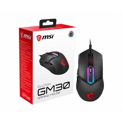 MSI Clutch GM30 Gaming Mouse Optical Wired RGB light