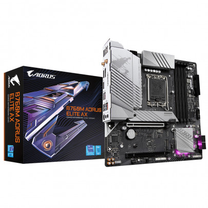 Gigabyte B760M AORUS ELITE AX (s1700-B760-DDR5-µATX)