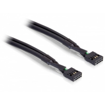 Delock Cable USB 2.0 10-pin header female 50cm