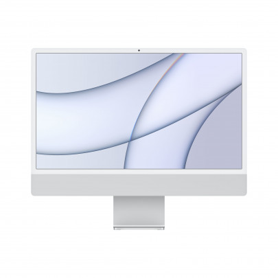 Apple iMac 2021 (24" 4,5K-IPS Retina-M1 8-core-8GB-512GB SSD-Apple M1 8-core-macOS-Azerty) Zilver