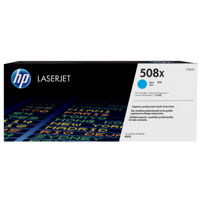 HP Toner CF361X - 508X Cyaan (9.500 Pagina's)