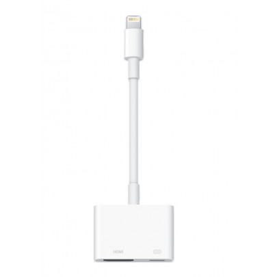 Apple Lightning naar HDMI + Lightning M/F Splitter Wit