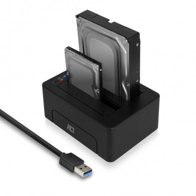 ACT AC1504 USB-A 3.2 Dual HDD Docking 2.5" & 3.5" SATA