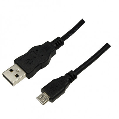 LogiLink USB naar Micro B Kabel 1,8m Zwart