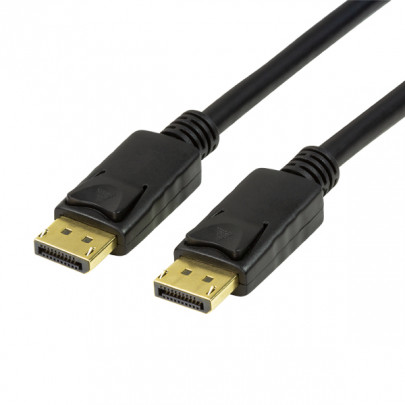LogiLink DisplayPort 1.4 Kabel 2m M/M Zwart
