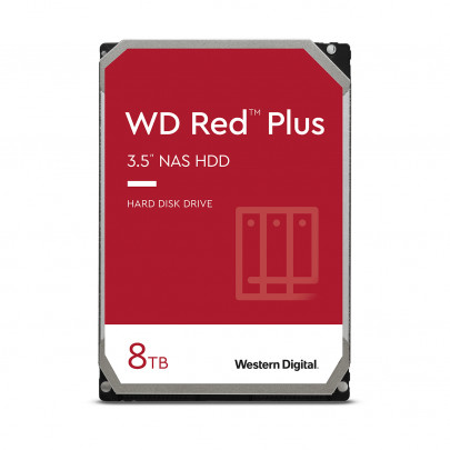 Western Digital Red Plus 8TB SATA III 5640RPM 128MB 3,5" NAS