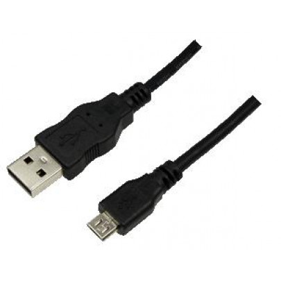 LogiLink USB naar Micro B Kabel 3m Zwart