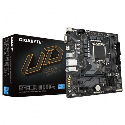 Gigabyte B760M H DDR4 (s1700-B760-DDR4-µATX)