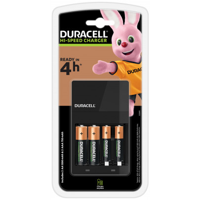 Duracell CEF14 Batterijlader Incl. 2xAA 1300mAh 2xAAA 750mAh