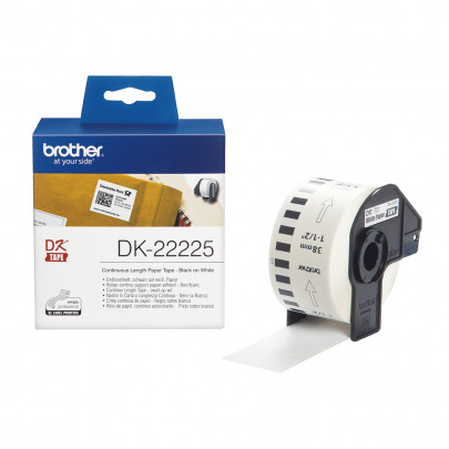 Brother DK-22225 30,48m Cont Paper Tape 38mm