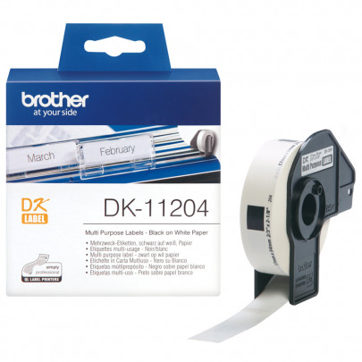 Brother DK-11204 400 Multifunctional Labels 17x54mm