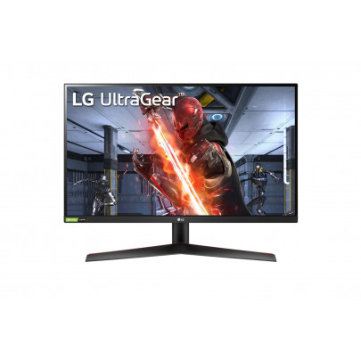 LG UltraGear 27GN800P-B.BEU (27" QHD-IPS-1ms-DPP/HDMI-144Hz) FreeSync Premium Zwart met Rood
