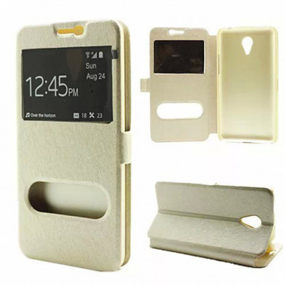 Meizu M1 One Note Flip Cover White Hard Case