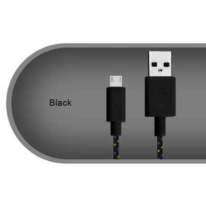 Codima USB naar Micro B Kabel 1m Zwart