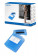 LogiLink Blauwe plastieken beschermdoos voor 2 x 2,5" HDD