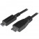 StarTech USB-C naar Micro-B M/M Kabel - 1m (USB 3.1) Zwart