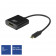 ACT AC7320 USB-C Naar DisplayPort 4K 60Hz M/F adapter zwart